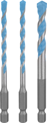 „Bosch EXPERT HEX-9“ daugiafunkcinių statybinių grąžtų rinkinys, 3 vnt.